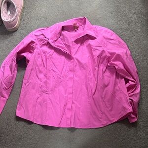 Talbots Vibrant Pink Blouse